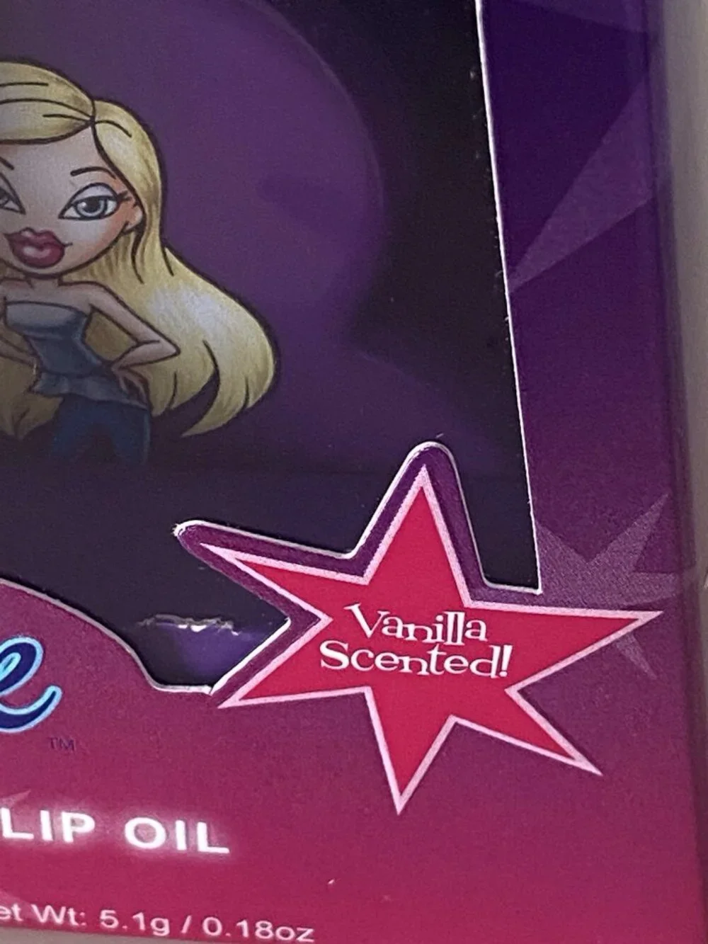 BRATZ‎ X Beauty Creations Vanilla Scented Lip Oil CLOE 0.18 Oz NEW In Box Sealed